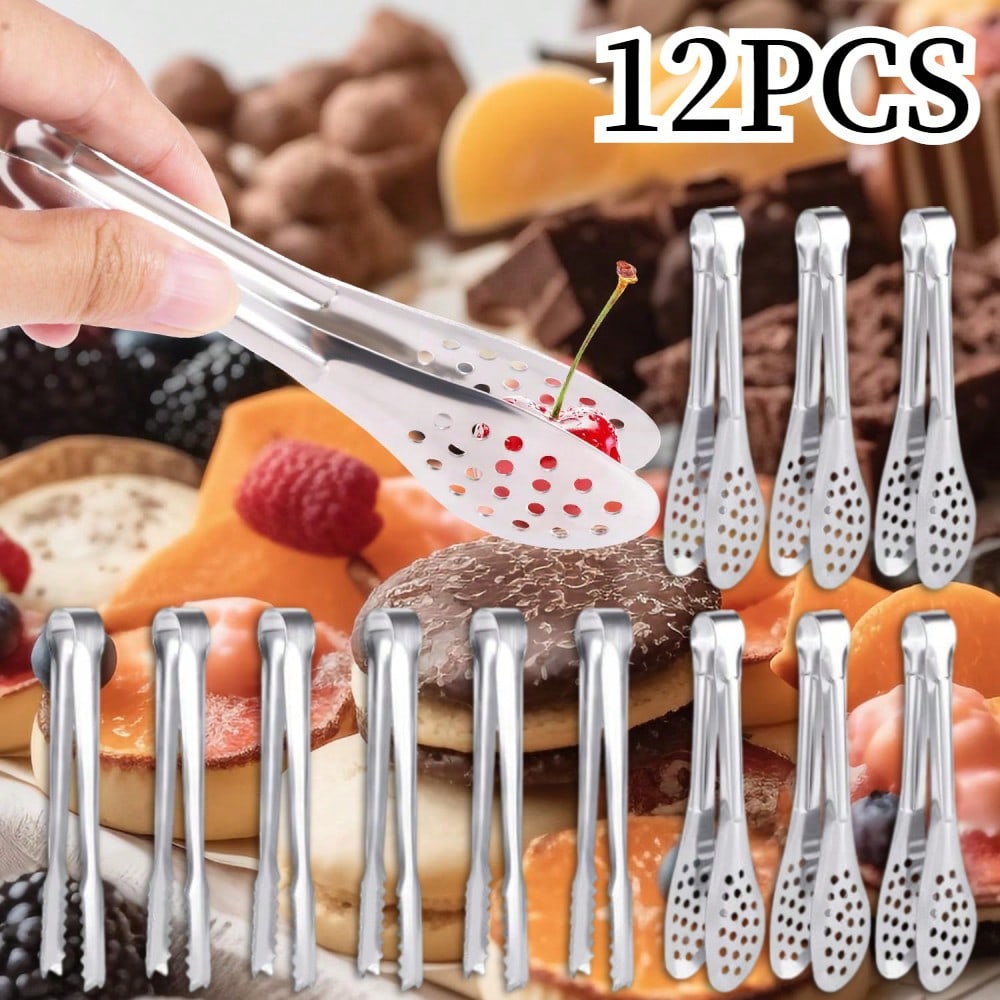 Coffee Tea Sugar - 12 PCS Mini Serving Tongs, 5Inch