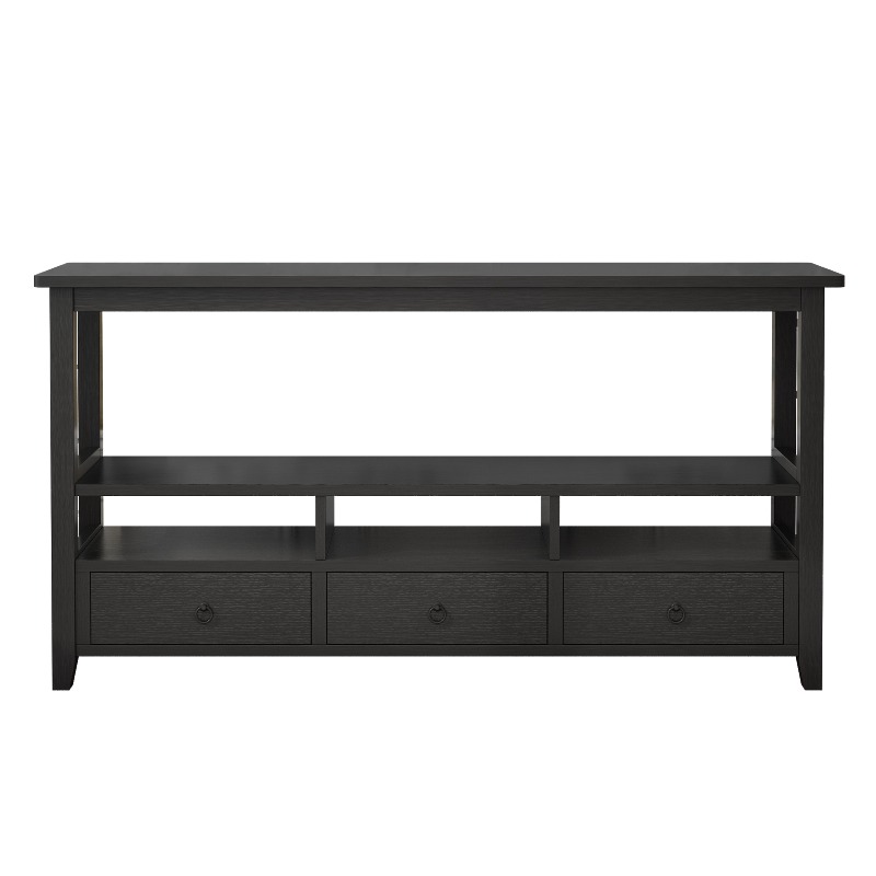 Coffee & Tea Collective - 3 Tier Vintage Solid Console Table