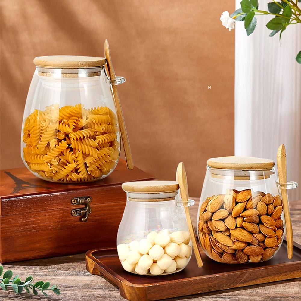 34oz sealed glass jar with spo - Coffee Tea Sugar 评论和价格