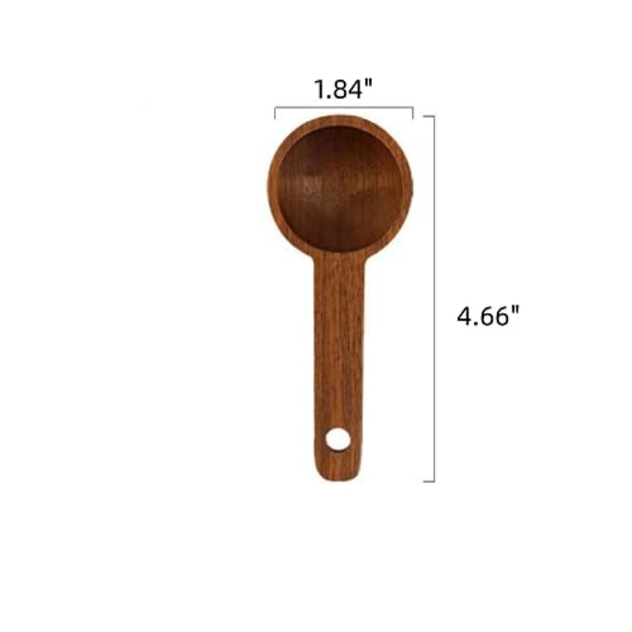Wooden Coffee Spoon in Walnut, - Coffee Tea Or 评论和价格