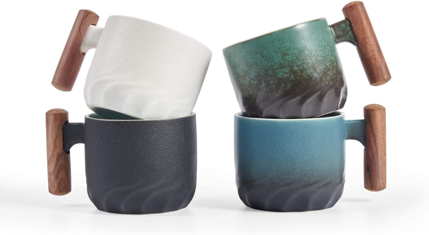Ceramic Espresso Cups with Woo - Coffee Tea Or 评论和价格