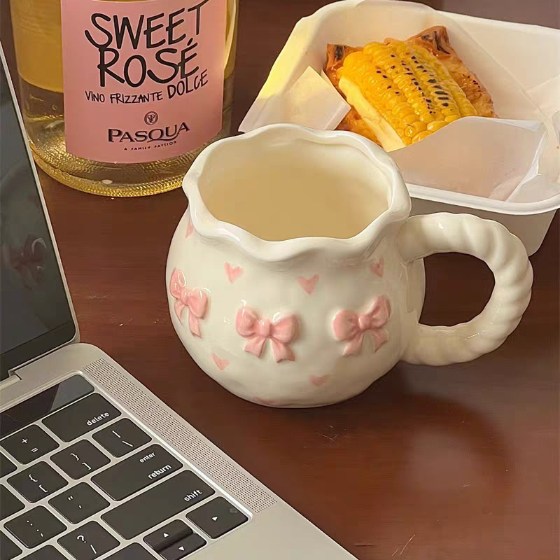 Korean Style Girl Delicate Bow - Coffee Tea Festival 评论和价格