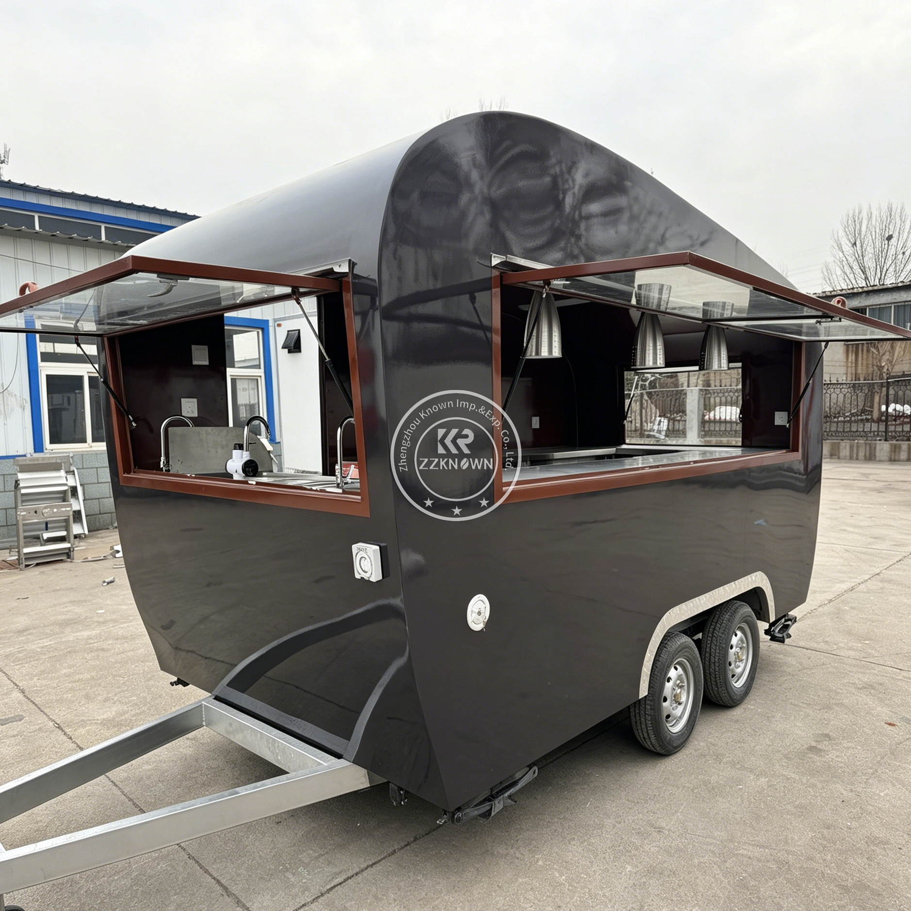 Street Mobile Bubble Tea BBQ F - Coffee Tea Kiosk 评论和价格