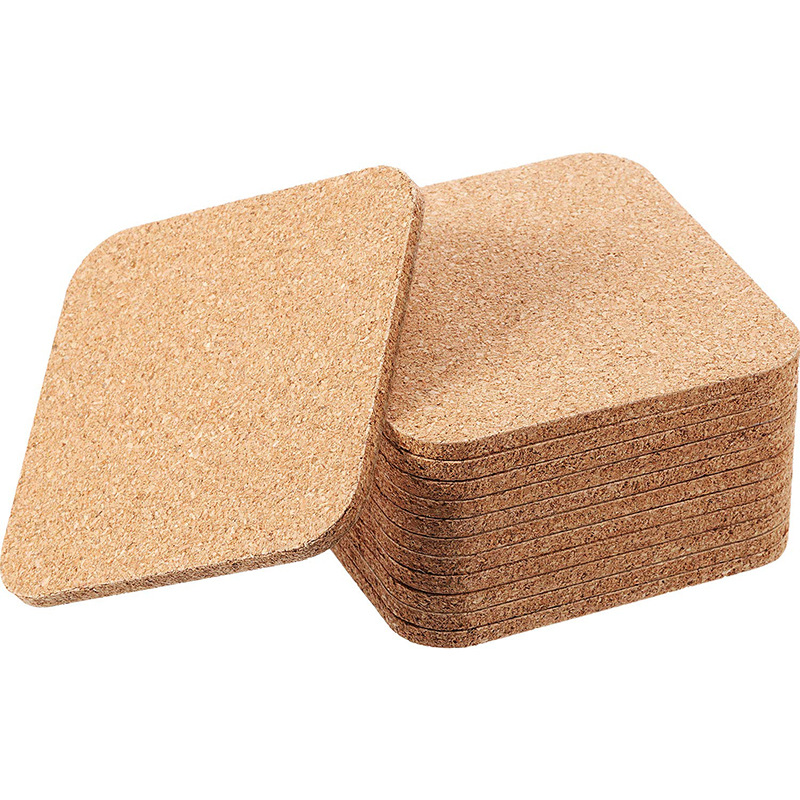 4 Pcs Cork Coaster for Drink,  - Coffee Tea Or 评论和价格