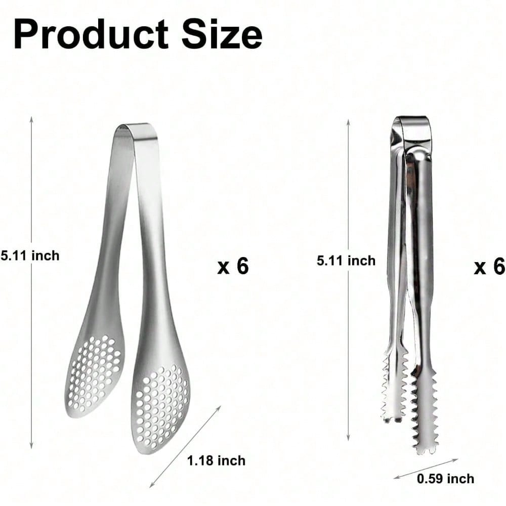 12 PCS Mini Serving Tongs, 5In - Coffee Tea Sugar 评论和价格