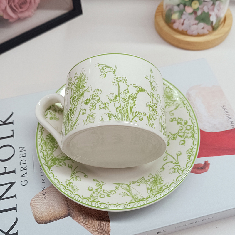 Vintage Green Lily of the Vall - Valley Tea And Coffee 评论和价格