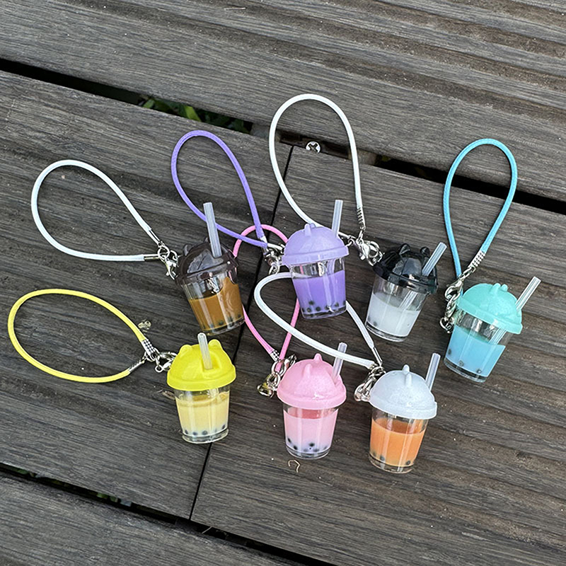 Cute Pearl Milk Tea Bag Charm  - Coffee Y Tea 评论和价格