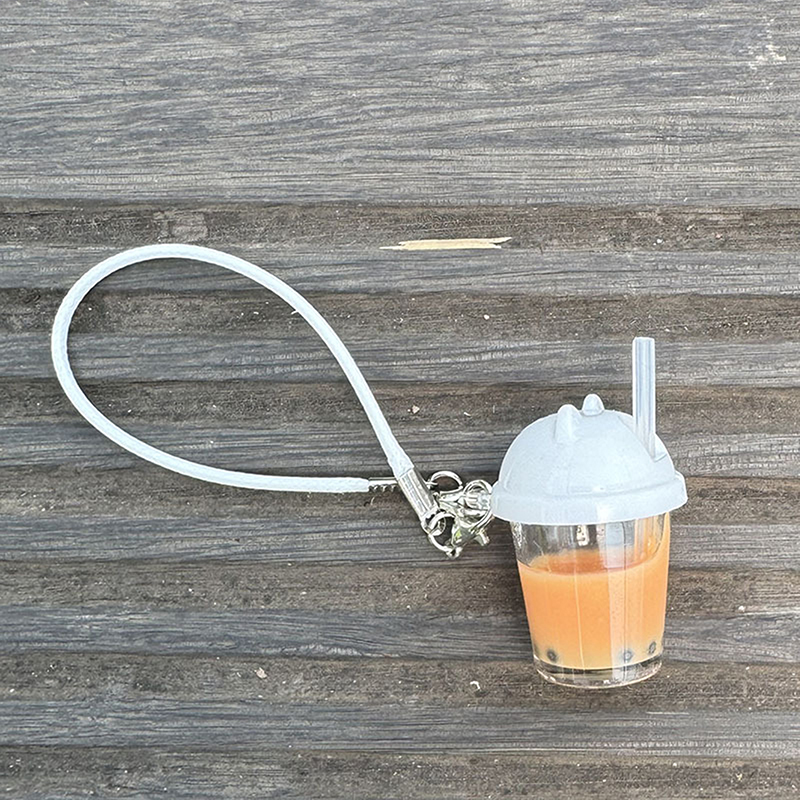 Cute Pearl Milk Tea Bag Charm  - Coffee Y Tea 评论和价格