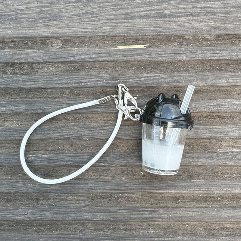 Cute Pearl Milk Tea Bag Charm  - Coffee Y Tea 评论和价格