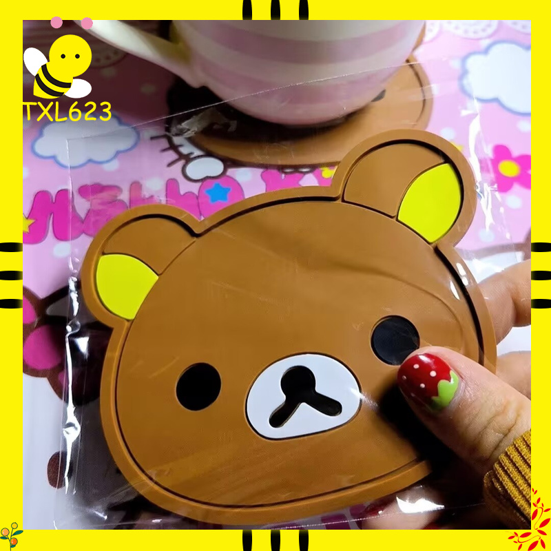 Rilakkuma Silicone Cup Coaster - Coffee Y Tea 评论和价格