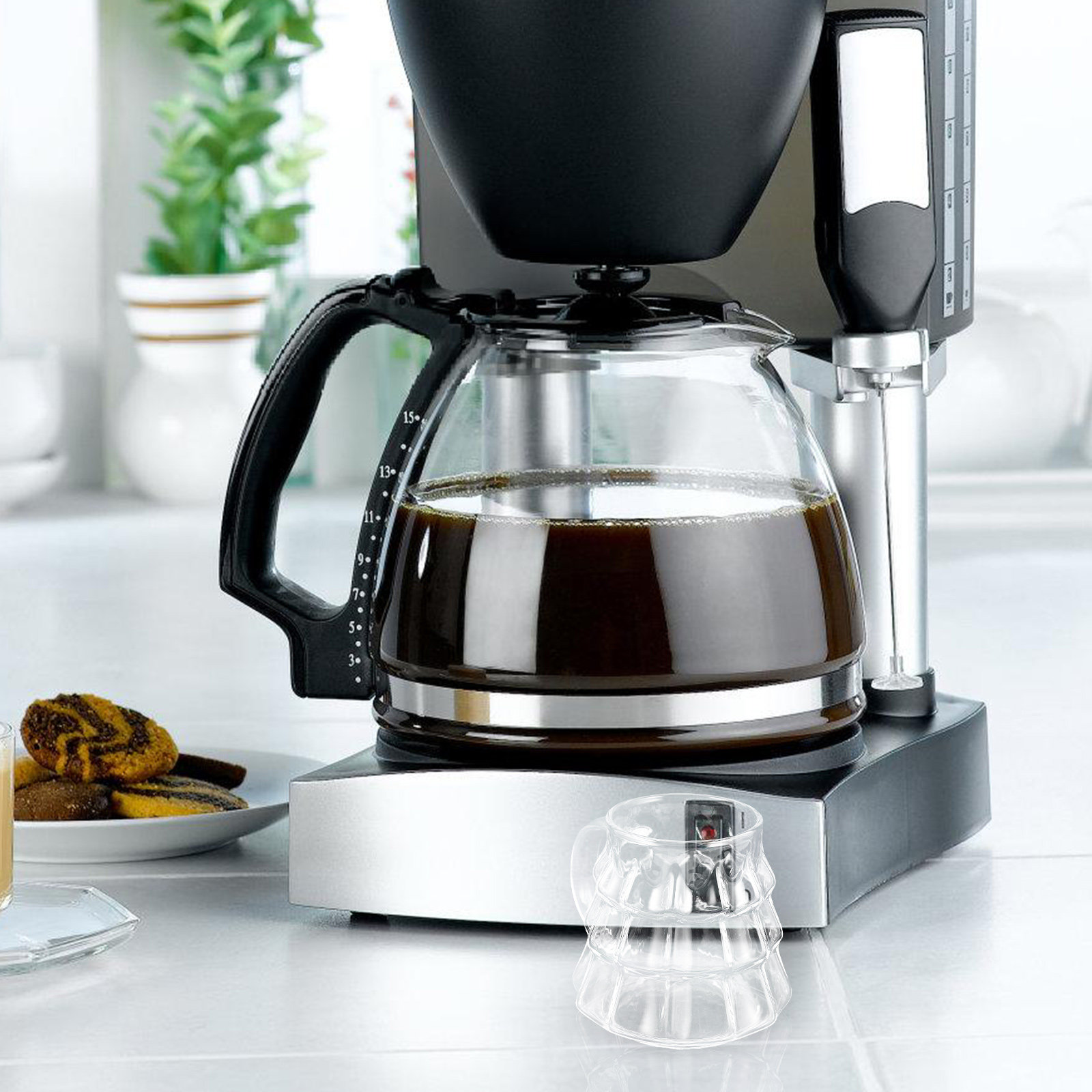 Clear High Borosilicate Glass  - Coffee Tea Festival 评论和价格