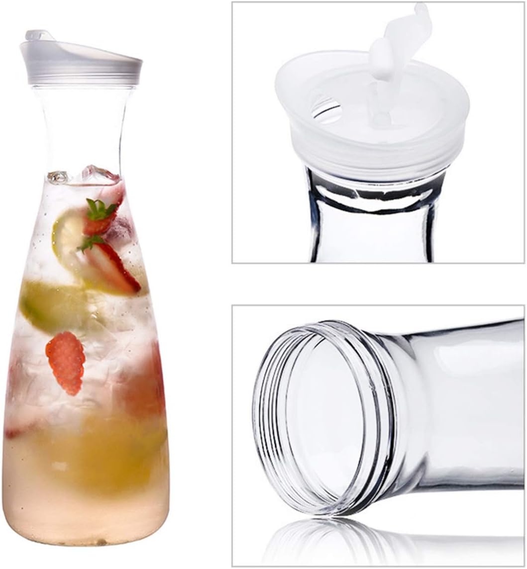 1pcsPitchers With Lid,Clear Pl - Coffee Tea Or 评论和价格