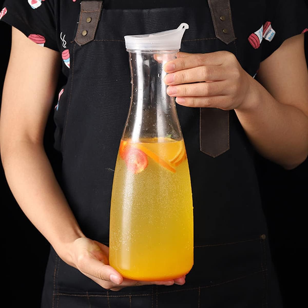 1pcsPitchers With Lid,Clear Pl - Coffee Tea Or 评论和价格