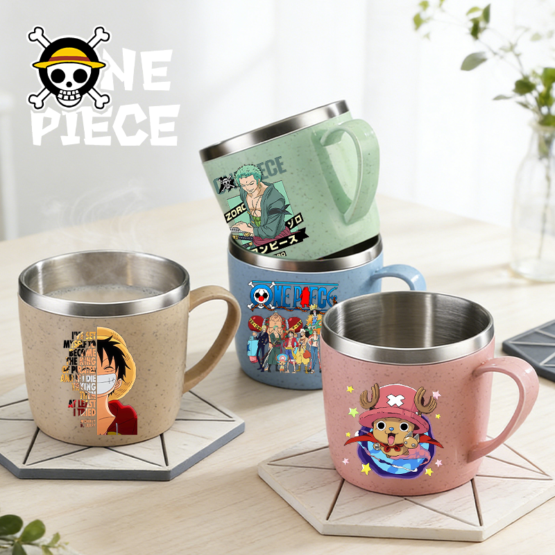 One Piece Water Cup Cartoon An - Coffee Y Tea 评论和价格