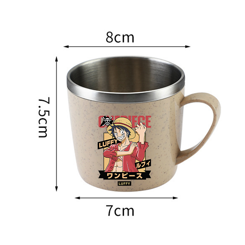 One Piece Water Cup Cartoon An - Coffee Y Tea 评论和价格