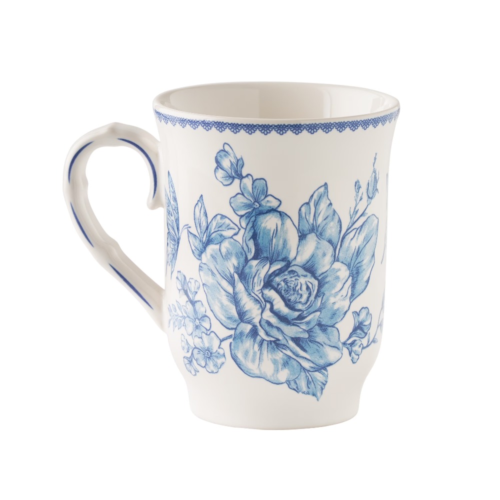 Elegant Blue Stoneware Coffee  - Coffee Tea Or 评论和价格