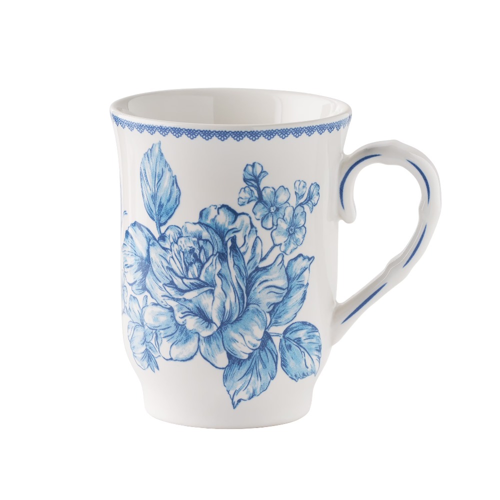 Elegant Blue Stoneware Coffee  - Coffee Tea Or 评论和价格