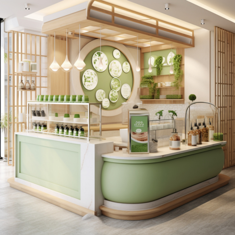 custom.Custom Commercial Furni - Coffee Tea Kiosk 评论和价格