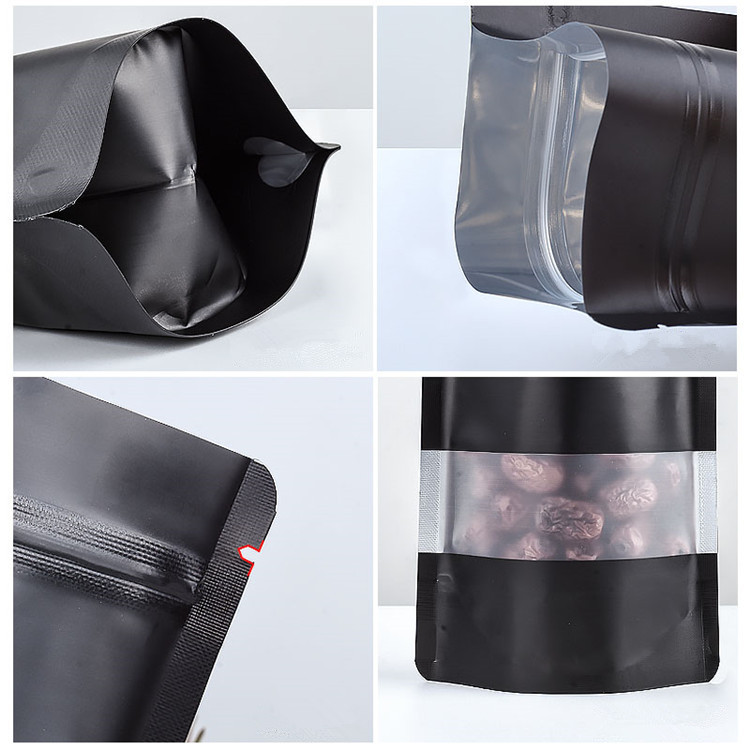 100PCS Stand-up Matte Black Al - Coffee Tea House 评论和价格