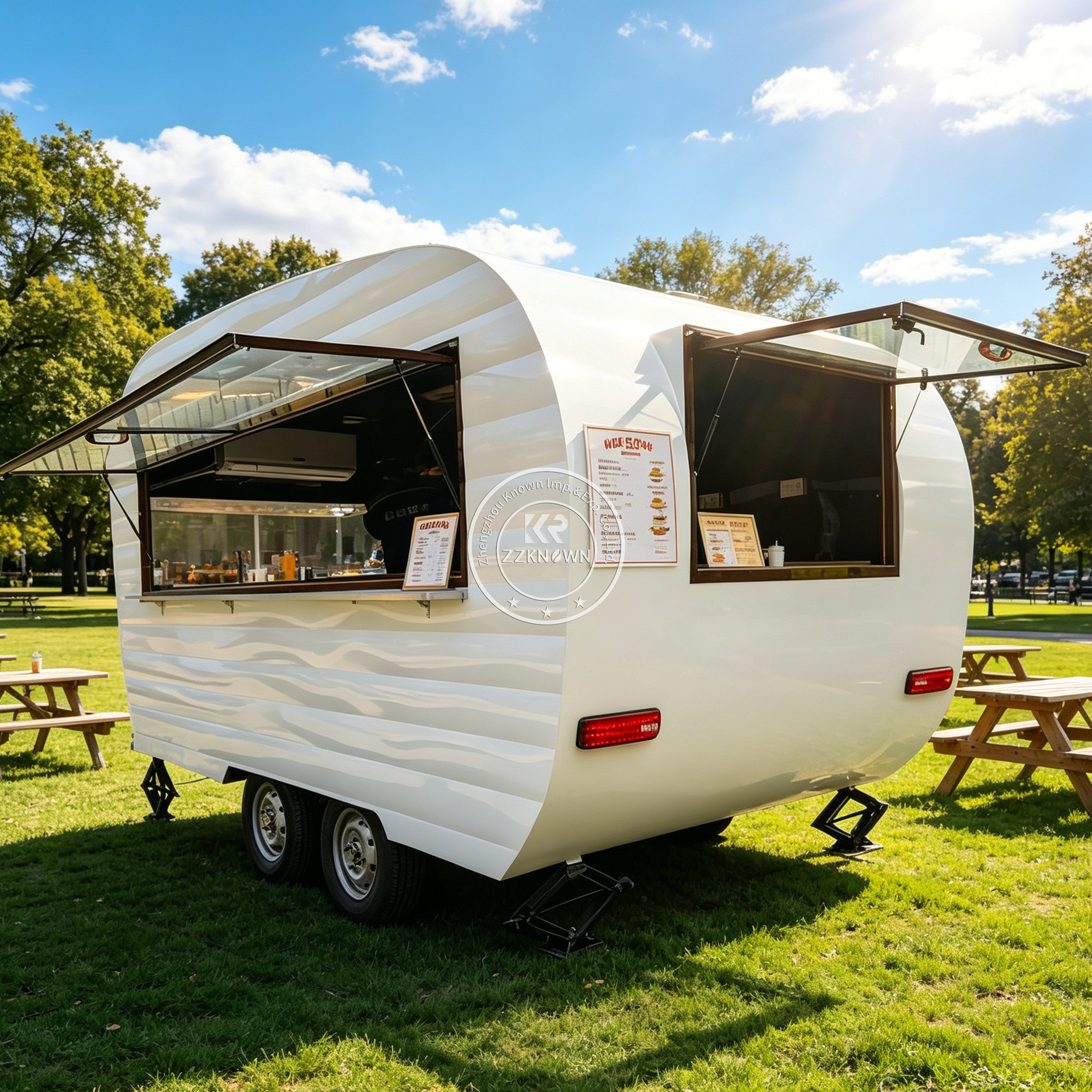 Commercial Mobile Pizza Coffee - Coffee Tea Kiosk 评论和价格