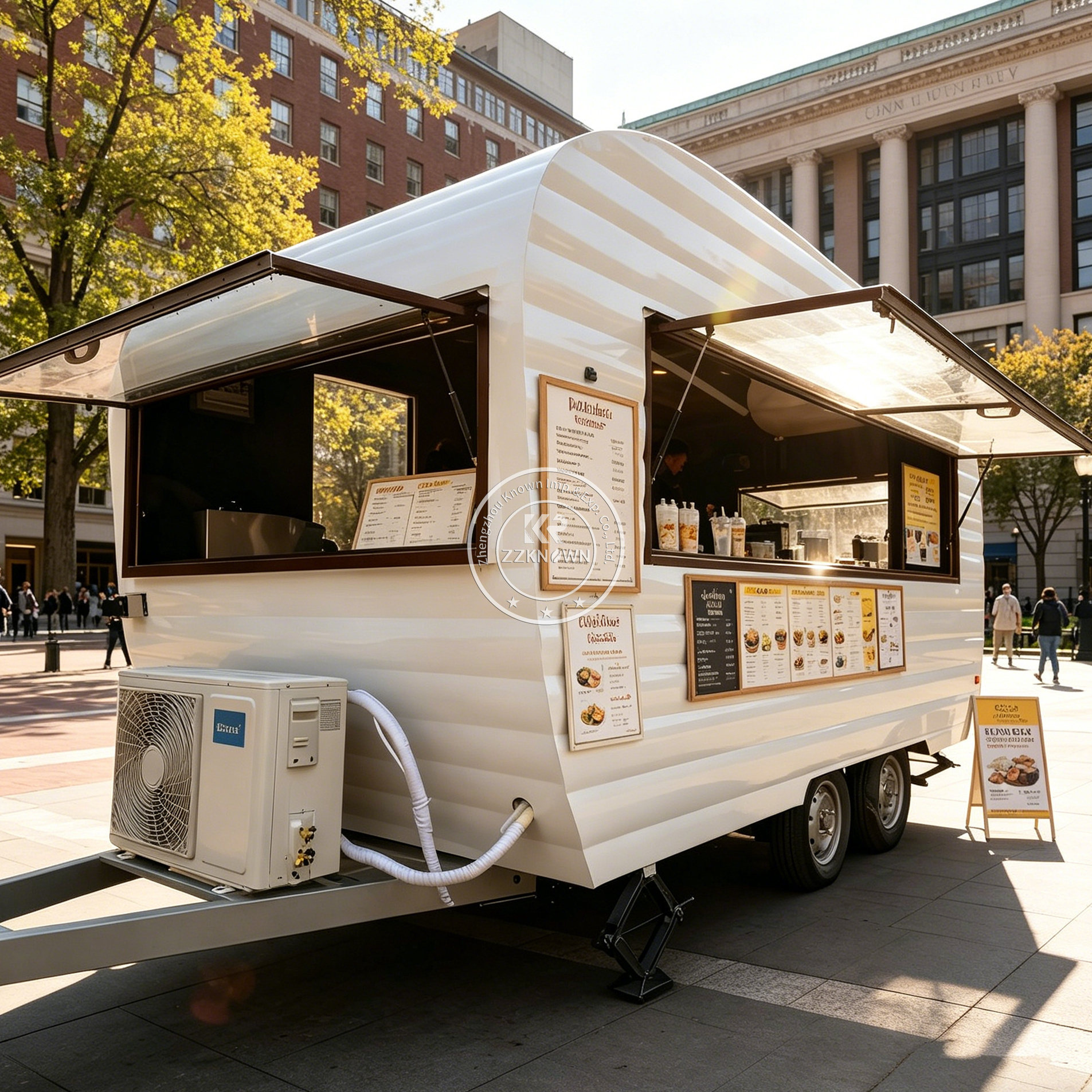Commercial Mobile Pizza Coffee - Coffee Tea Kiosk 评论和价格