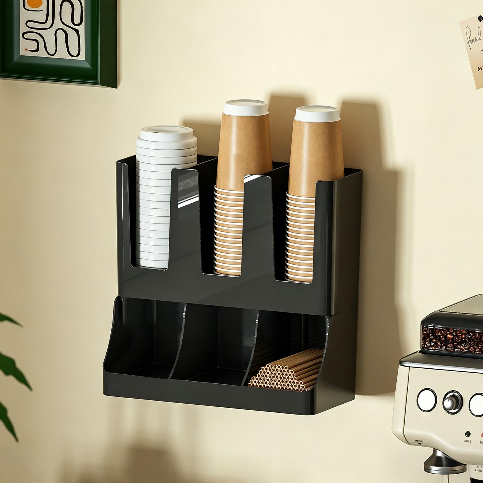 Coffee Organizer Station 6-Com - Tea Coffee Set Up 评论和价格
