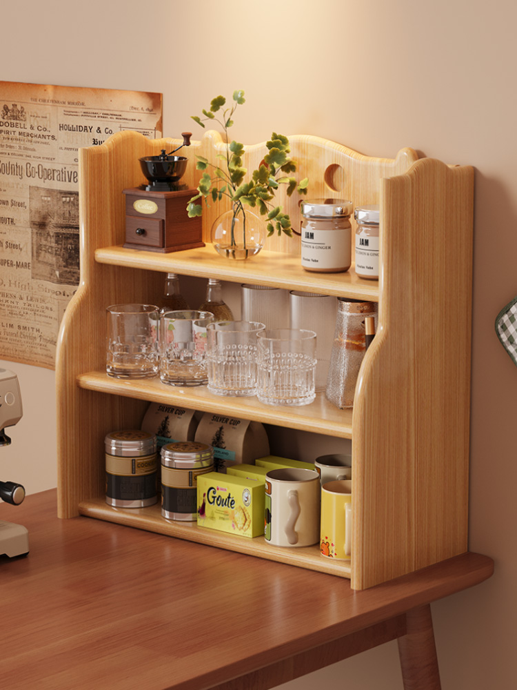 Retro Sle  Wood Cup Holder Din - Tea Coffee Set Up 评论和价格