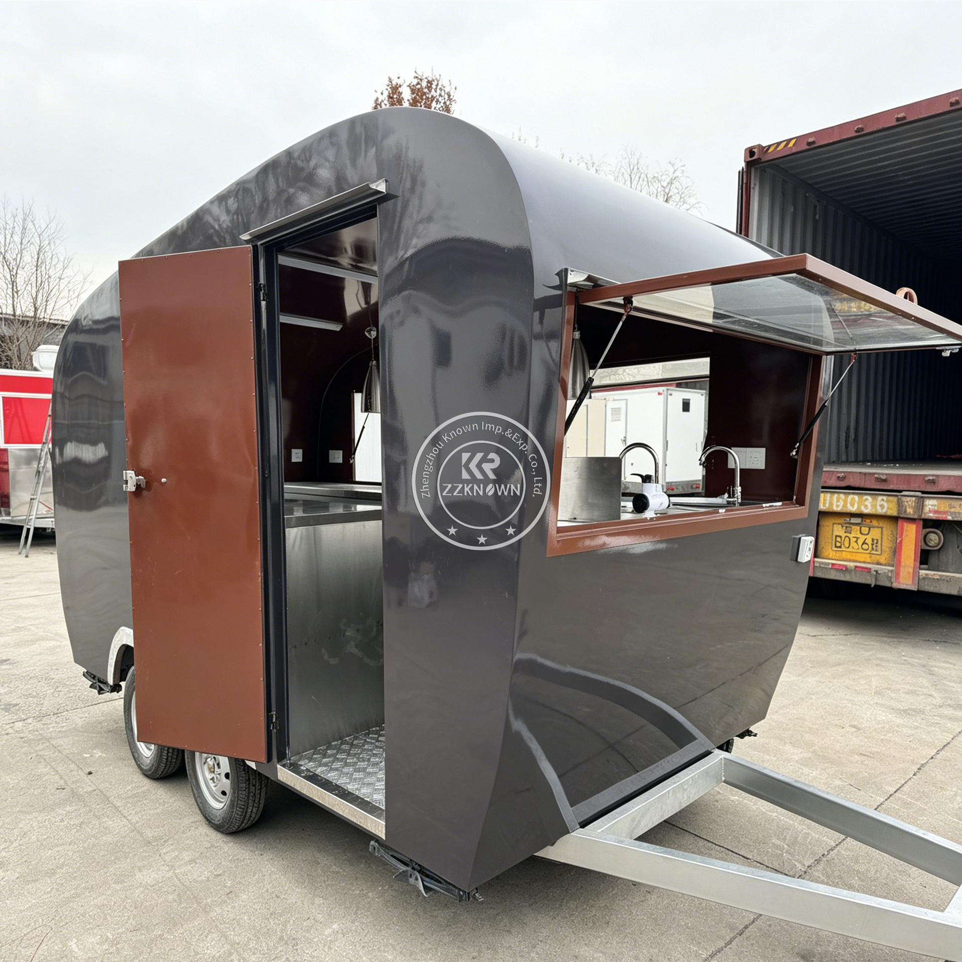 Outdoor Mobile Coffee Bubble T - Coffee Tea Kiosk 评论和价格