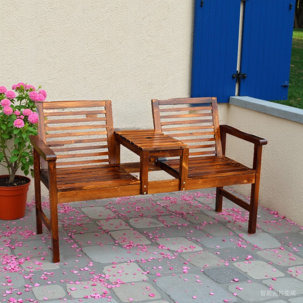 Carbonized solid wood outdoor  - Coffee Tea Garden 评论和价格
