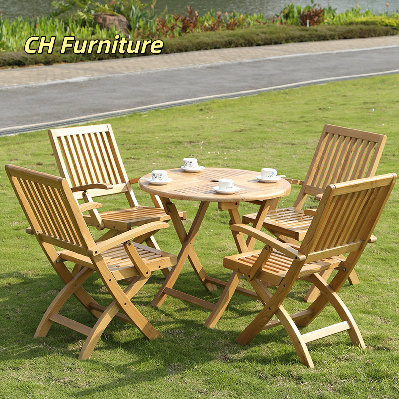 Outdoor Folding Tables And Cha - Coffee Tea Garden 评论和价格