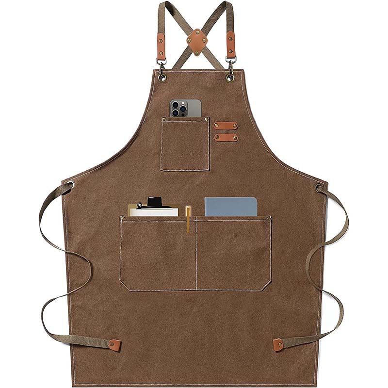 Canvas apron made of cotton su - Coffee Tea Garden 评论和价格