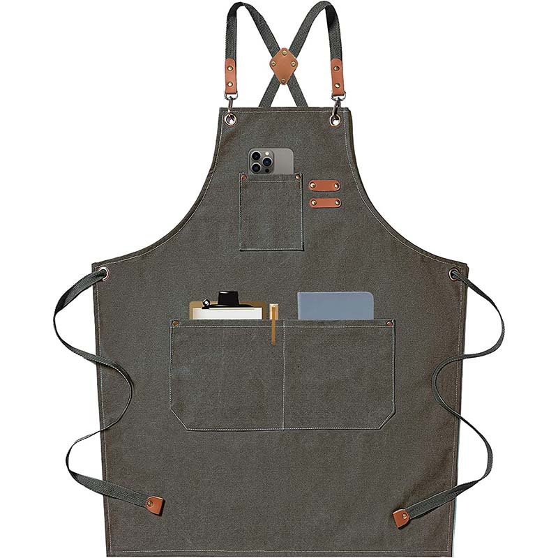 Canvas apron made of cotton su - Coffee Tea Garden 评论和价格