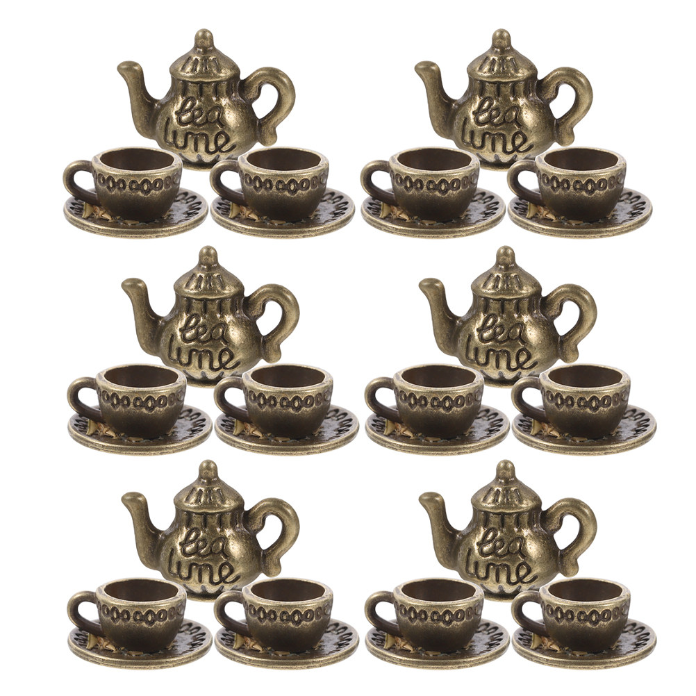 6Sets Miniature Tea Set Vintag - Coffee Y Tea 评论和价格