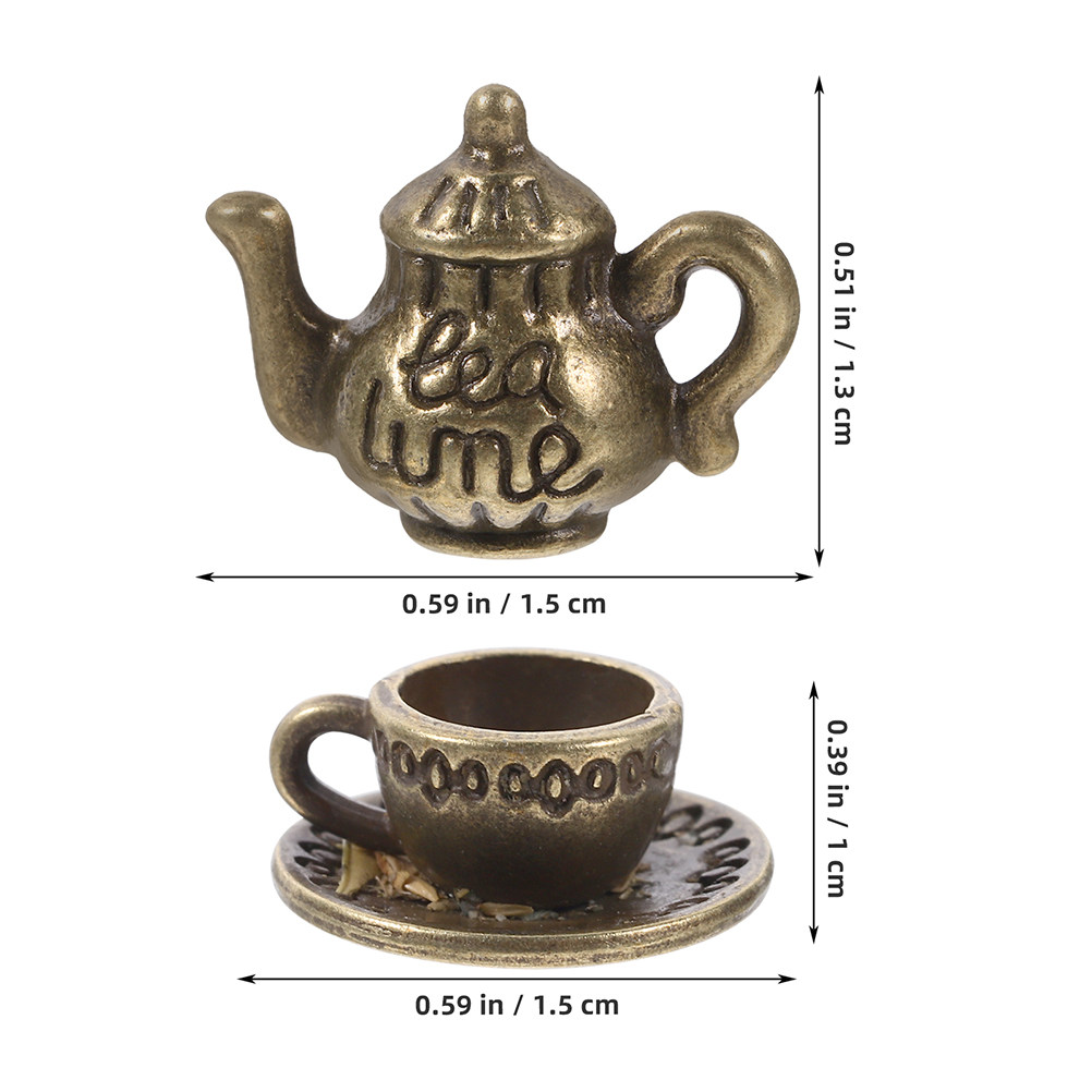 6Sets Miniature Tea Set Vintag - Coffee Y Tea 评论和价格