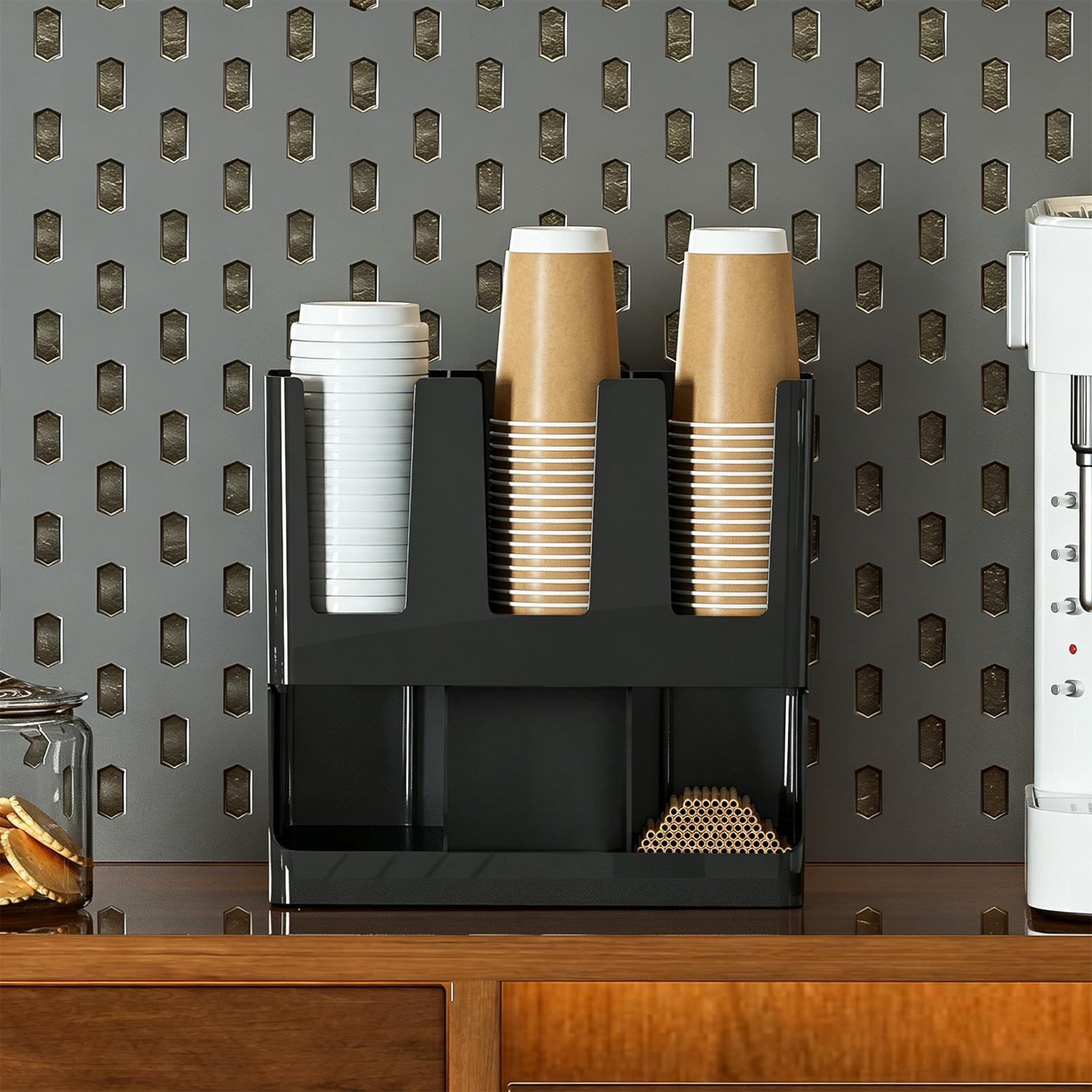 Coffee Station Organizer 6-Com - Tea Coffee Set Up 评论和价格