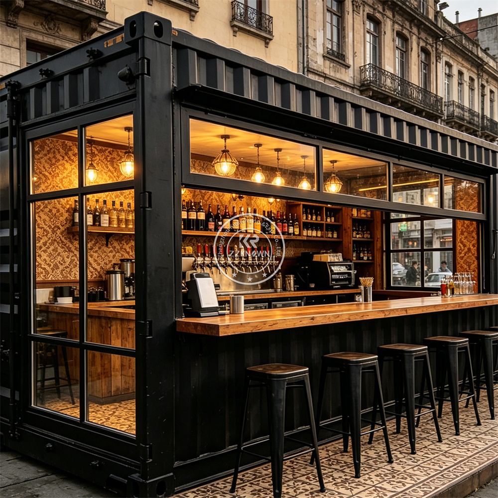 Outdoor Container Bar Shop Foo - Coffee Tea Kiosk 评论和价格